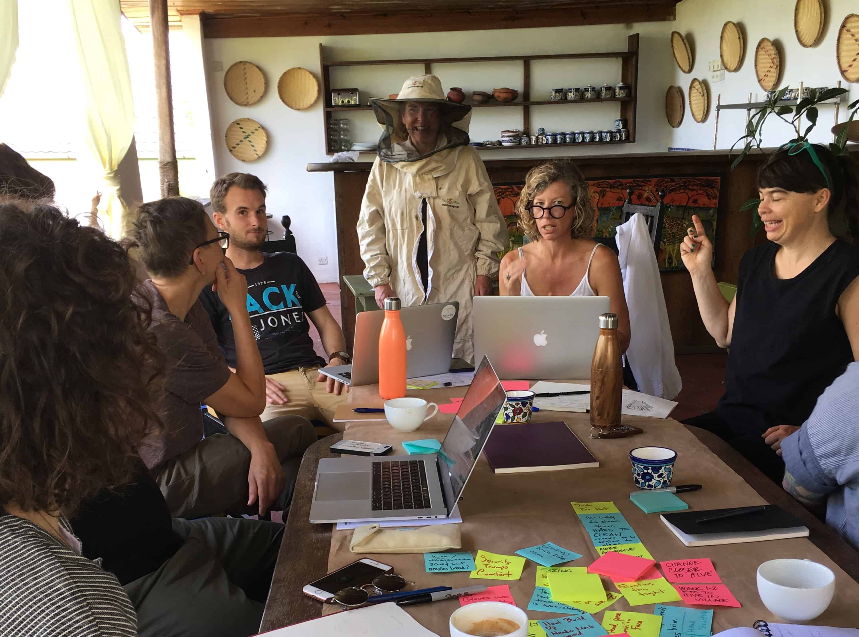 product designers work with users on concept ideation
